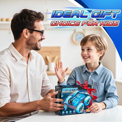 سيارة التحكم عن بُعد ، سيارات RC لـ 4 5 6 7 8 9 10 11 12 سنة صبي مزدوج الجانبين 360 ° Flip 4WD RECHARGELISE RC RACAL CAR BOYS GIFTS عيد ميلاد هدايا تخزين Chritmas للأطفال من العمر 4-12 in Saudi Arabia