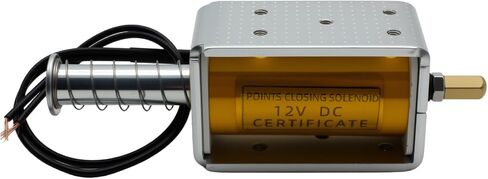 Push Pull Solenoid, DC12V Electric Magnet, 35mm Stroke, Electromagnet with Wired Connection, High Performance Linear Actuator for DIY Projects and Automation（Wiring Connecting） in Kuwait