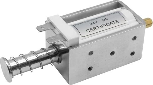 Push Pull Solenoid, DC12V Electric Magnet, 35mm Stroke, Electromagnet with Wired Connection, High Performance Linear Actuator for DIY Projects and Automation（Wiring Connecting） in Kuwait