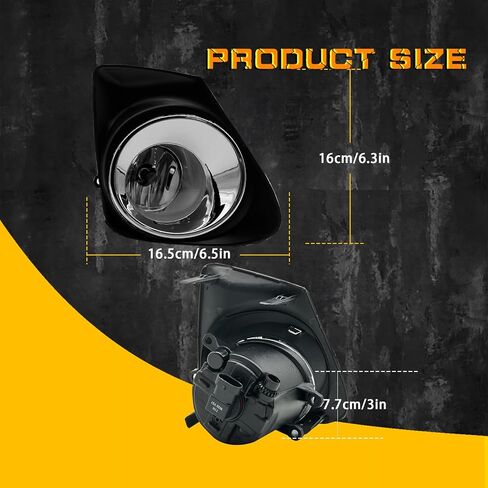 LED Fog Lights Compatible with 2018 2019 2020 Toyota Camry SE & XSE 1 Pair w/Bezel Grill Cover, Switch and Wiring Harness in Saudi Arabia