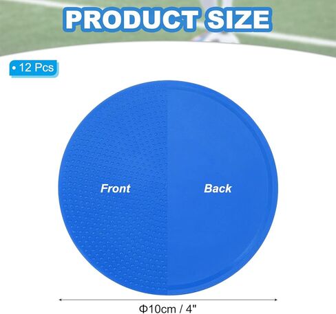 PATIKIL Spot Markers, Non-Slip Floor Dots Agility Markers Flat Field Cones Poly Dots in Kuwait