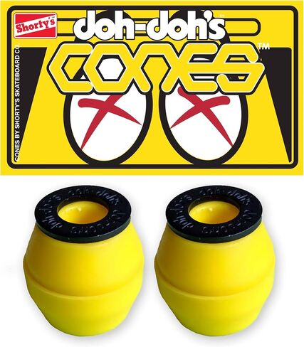 Shorty's Skateboard Bushings Doh Doh's Cones with Washers - Choose Color in Kuwait