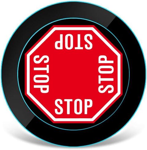 Custom Glass GOBO for LED Projector Light – Multicolor Logo Design, Personalized Replacement Lens for GOBO Projection Light (Double Color) in Saudi Arabia