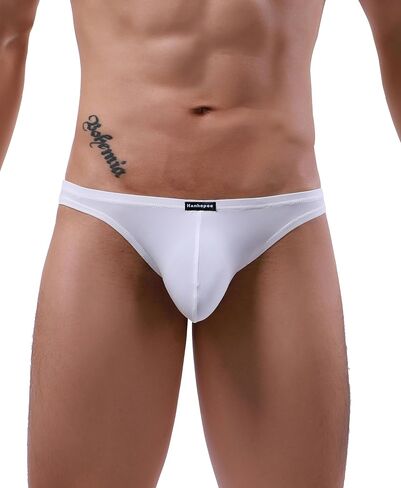Men's Silky Briefs Big Pouch Underwear Classics Briefs Mens Under Panties Pack in Saudi Arabia