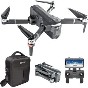 Contixo F28 GPS Drone with Camera for Adults Beginners, Foldable FPV Drone with Auto Follow, One Key Return, Waypoint Flight, Selfie Mode, 23 Min Flight Time, Carrying Case, No FAA Registration in Kuwait