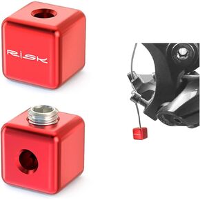 أغطية نهاية كابل الدراجة ، تجعيد كابل السبائك للدراجات على الطرق والجبال - تشمل أغطية ذيل سلك مربعة ، ومسامير عداد الماكينة و swansagonal spanner | نصائح متينة وآمنة الفرامل/كبل التحول in Kuwait