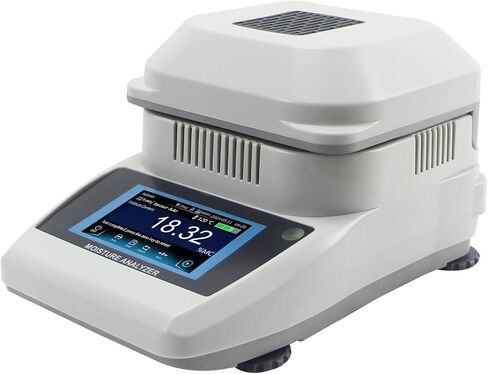 Moisture Analyzer with 120g-0.001g Precision Fast Heating & Drying (40-160°C) Ideal for Quick Moisture Testing in Food, Plants, and Building Materials in Saudi Arabia
