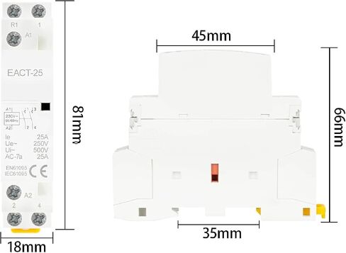 مفتاح موصل AC 2-Pole ، 16A-63A ، 110V/220V ، DIN Rail Mount للأسرة in Saudi Arabia