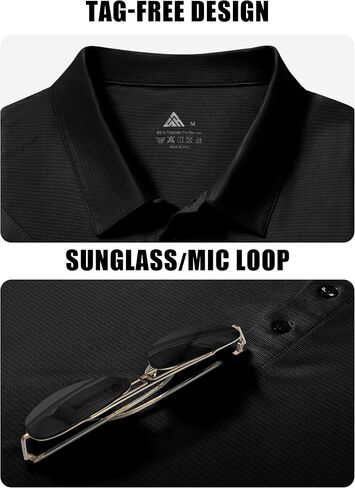 ZITY Mens Polo Shirts Short Sleeve Performance Moisture Wicking Work Golf Shirt in Saudi Arabia