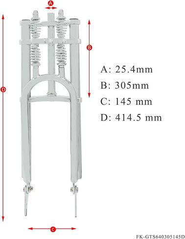 شوكة دراجة Tracer Cruiser ، شوكة كلاسيكية قابلة للتعديل مع فرامل القرص/السفينة ، مقابل 26 "-29" in Kuwait