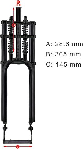 شوكة دراجة Tracer Cruiser ، شوكة كلاسيكية قابلة للتعديل مع فرامل القرص/السفينة ، مقابل 26 "-29" in Kuwait