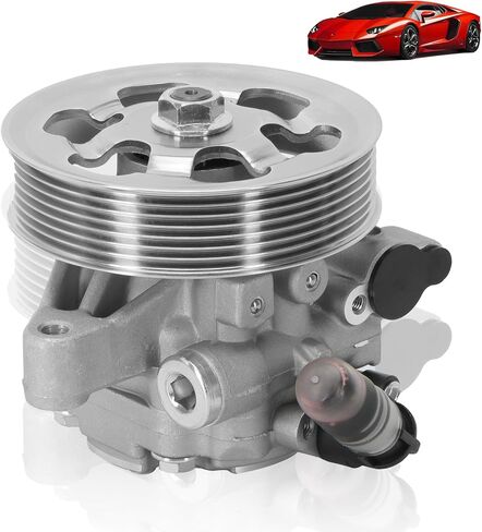 Power Steering Pump Compatible with Nissan & INFINITI, Armada, TITAN, Pathfinder, QX56, V8 5.6L- 2010-2015, Replacement OE 9901143,49110ZV00A,21494, 13698 - Includes Pulley & Kit in Kuwait