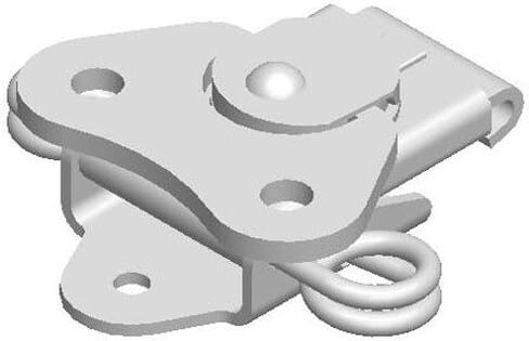 Southco Inc K3-1735-52 Rotary-Action Draw Latch 1.82 Closed Length, 450 Lbs. Load Capacity (Pack of 8) in Saudi Arabia
