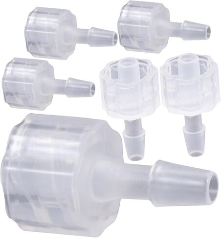 8pcs Luer Lock Connector Kit PP Inline Hose Adapter for Luer Lock Tubing Compatible with Medical Aquarium Food Machinery and Spray Printing Equipment in Saudi Arabia