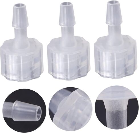 8pcs Luer Lock Connector Kit PP Inline Hose Adapter for Luer Lock Tubing Compatible with Medical Aquarium Food Machinery and Spray Printing Equipment in Saudi Arabia