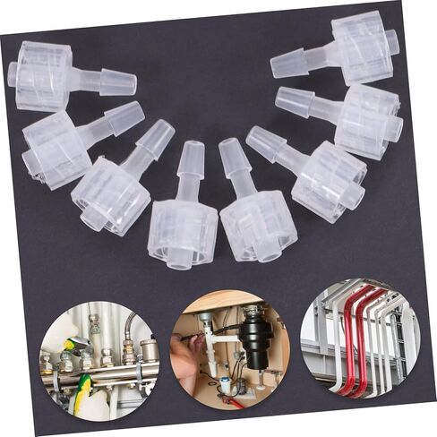 8pcs Luer Lock Connector Kit PP Inline Hose Adapter for Luer Lock Tubing Compatible with Medical Aquarium Food Machinery and Spray Printing Equipment in Saudi Arabia
