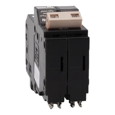 CHN230GF 30 Amp Double Pole GFCI Ground Fault Circuit Breaker, Pigtail Neutral, 240V, 10kAIC, UL Listed (1) in Saudi Arabia