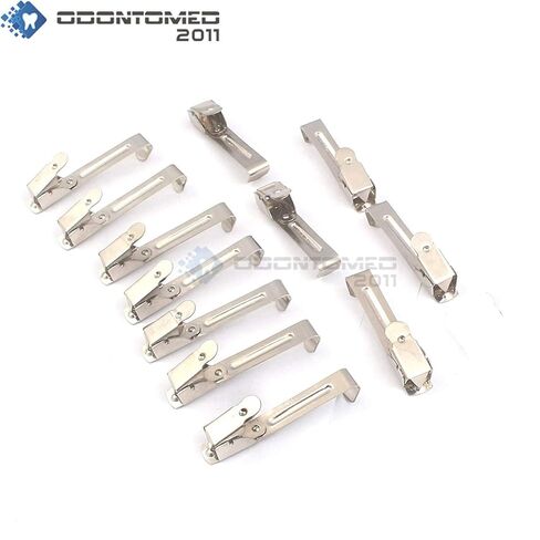 ODONTOMED2011 Lot of 12 Pieces Dental X-ray Film Hanger 1 Single Clip for Periapical Xray Holder Stainless Steel ODM in Saudi Arabia