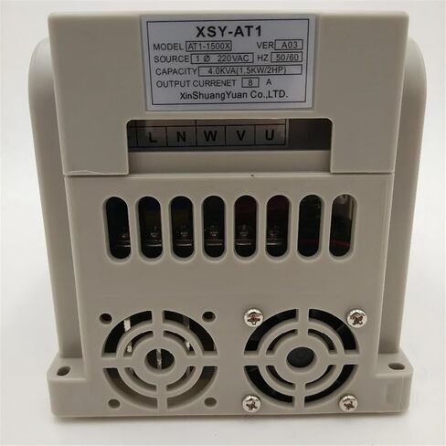 VFD Converter VFD 1.5KW/2.2KW/4KW CoolClassic Frequency Converter ZW-AT1 3P 220V Output XSY-AT1 wyt6(1.5KW 220V(Black)) in Saudi Arabia