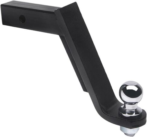 8inch Drop Tow Bar W/50mm 2inch Ball Cover Mount Tongue Hitch Trailer Car RV Boat Parts Accessories(with 50mm Ball) in Saudi Arabia