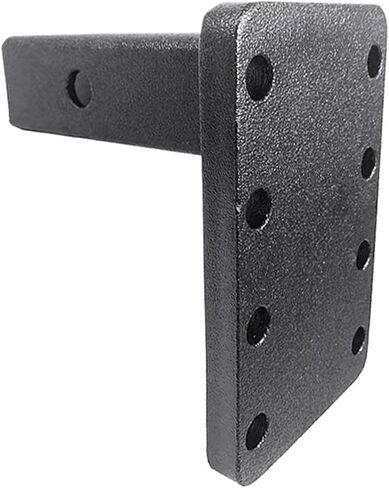 Adjustable Pintle Hook Fixing Base Receiver Fixture Trailer Hitch Towing Heavy Duty RV Camper Caravan Parts Accessories in Saudi Arabia