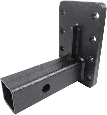 Adjustable Pintle Hook Fixing Base Receiver Fixture Trailer Hitch Towing Heavy Duty RV Camper Caravan Parts Accessories in Saudi Arabia