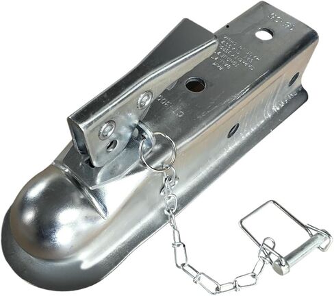 Trailer Coupler 2 X 2 Hitch Ball Coupling Straight Tongue 3500 Lbs RV Parts Camper Caravan Accessories in Saudi Arabia
