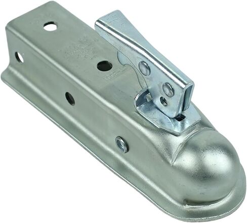 Trailer Coupler 2 X 2 Hitch Ball Coupling Straight Tongue 3500 Lbs RV Parts Camper Caravan Accessories in Saudi Arabia