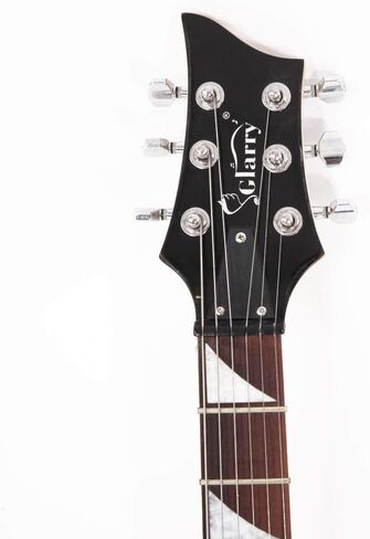 GLARRY Electric Guitar Buring Flame Design HSH Pickup for Beginner Right Hand with 20W AMP, Cable, Strap, Bag, Tremolo Arm and Accessories (Red) in Kuwait