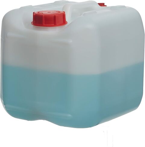 Consolidated Plastics 2.5 Gallon Stackable Carboy with Leakproof Cap and Handle, HDPE Food Grade, BPA Free, Made in USA (Natural) in Saudi Arabia