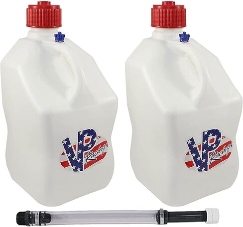 VP Racing 5-Gallon Square Motorsport Container Patriotic with 14" Standard Hose (2 Pack) in Saudi Arabia