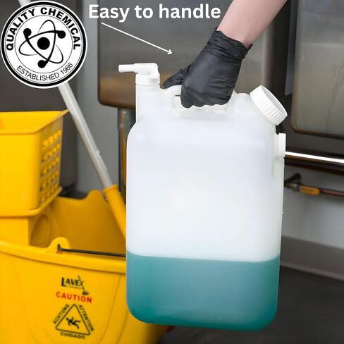 Quality Chemical Buddy Jug - 5 Gallon E-Z Fill Container with Faucet Handle for Carry & Transport, Easy to Use Spout for Smooth Dispensing (Pack of 1) in Saudi Arabia