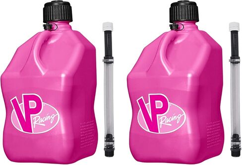 VP Racing 5.5 Gallon Motorsport Utility Continer Pink مع خراطيم حشو فاخرة (2 حزمة) in Saudi Arabia