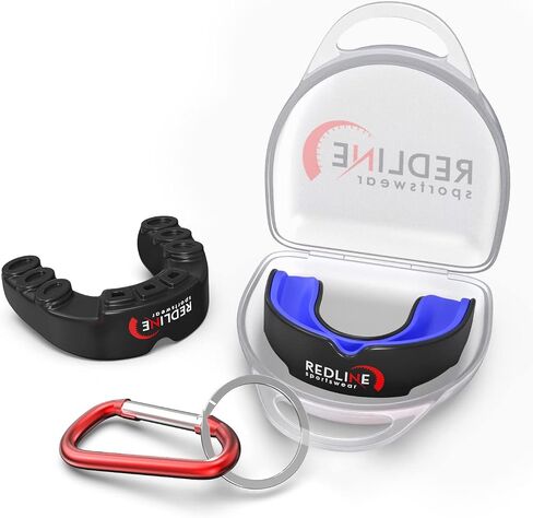 حارس الفم الرياضي للملاكمة ، كرة القدم ، MMA ، المصارعة ، Muay Thai ، Hockey & Lacrosse Custom Fit Fatguard للرجال ، النساء ، الأطفال والشباب ، مريح ، BPA مجاني ، أقواس متوافقة in Kuwait