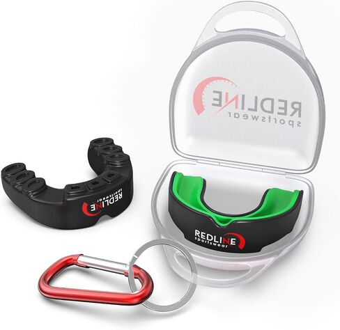 حارس الفم الرياضي للملاكمة ، كرة القدم ، MMA ، المصارعة ، Muay Thai ، Hockey & Lacrosse Custom Fit Fatguard للرجال ، النساء ، الأطفال والشباب ، مريح ، BPA مجاني ، أقواس متوافقة in Kuwait
