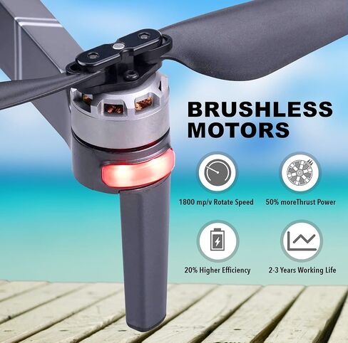 Contixo F28 GPS Drone with Camera for Adults Beginners, Foldable FPV Drone with Auto Follow, One Key Return, Waypoint Flight, Selfie Mode, 23 Min Flight Time, Carrying Case, No FAA Registration in Kuwait