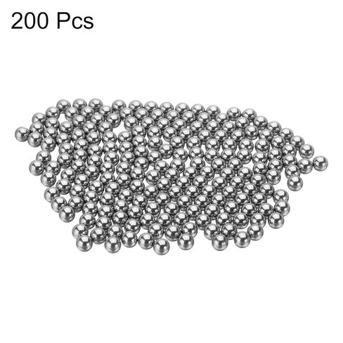 uxcell 500 Pcs 3 mm Bearing Balls 304 Stainless Steel Ball G100 Precision Balls in Saudi Arabia