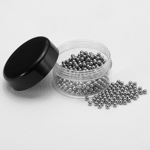uxcell 500 Pcs 3 mm Bearing Balls 304 Stainless Steel Ball G100 Precision Balls in Saudi Arabia