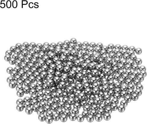 uxcell 500 Pcs 3 mm Bearing Balls 304 Stainless Steel Ball G100 Precision Balls in Saudi Arabia