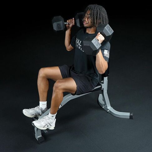 Valor Fitness Upright Stationary Weight Bench – Shoulder Press Bench for Strength Training, Arms, Biceps, Triceps, and Home Gym Workouts in Kuwait