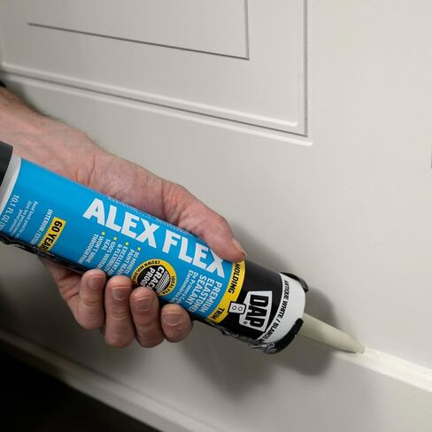 DAP Alex Flex Premium Molding & Trim Siliconized Sealant, Antique White, 10.1 Oz in Saudi Arabia