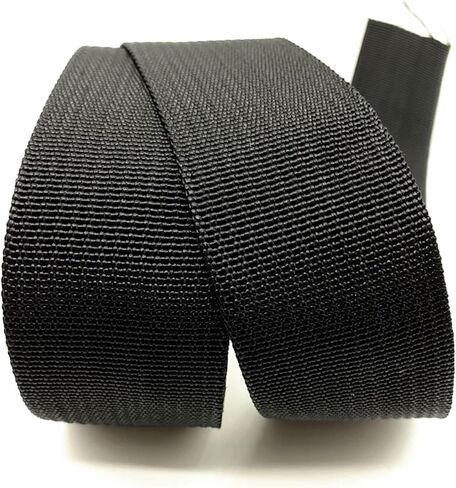 Nylon Webbing Belt，Heavy Cotton Webbing， 5 Yards 38mm Canvas Ribbon Belt Bag Webbing Nylon Webbing Pet Webbing Knapsack Strapping Sewing Bag Belt Accessories Webbing Strap in Kuwait