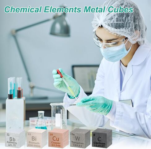 مكعب Uxcell Cobalt ، 1 بوصة مكعبات المكعبات المعدنية المكعبات المعدنية عالية الكثافة لعناصر كيميائية لتطبيق تجربة تعليم العلوم ، الفضة in Kuwait