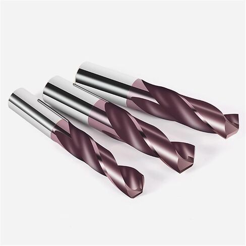 Vsharp HRC65° Solid Carbide Twist Drill Bit Tungsten Steel Alloy Drill Bit with Nano Coating for Cast Iron Alloy Stainless Steel(1.1mm,1PCS) in Saudi Arabia