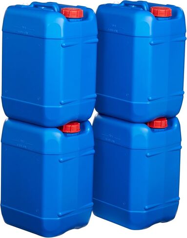 Hudson Exchange 5 جالون (20 لتر) معالجة حاوية مع CAP ، HDPE ، الأزرق in Saudi Arabia
