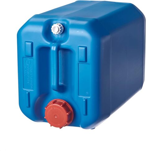 Hudson Exchange 5 جالون (20 لتر) معالجة حاوية مع CAP ، HDPE ، الأزرق in Saudi Arabia