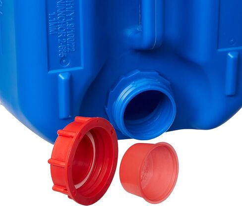 Hudson Exchange 5 جالون (20 لتر) معالجة حاوية مع CAP ، HDPE ، الأزرق in Saudi Arabia