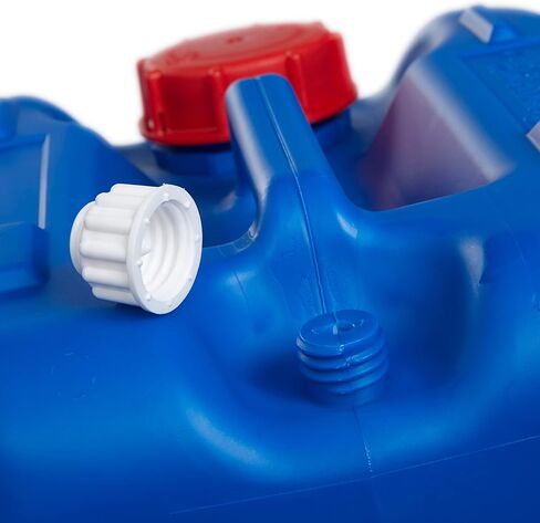 Hudson Exchange 5 جالون (20 لتر) معالجة حاوية مع CAP ، HDPE ، الأزرق in Saudi Arabia