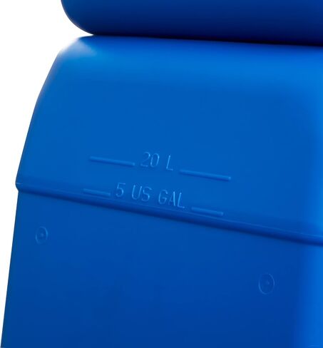 Hudson Exchange 5 جالون (20 لتر) معالجة حاوية مع CAP ، HDPE ، الأزرق in Saudi Arabia