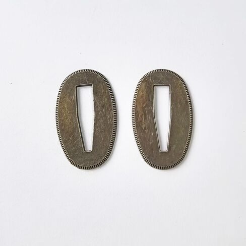 2-Pack Metal SEPPA DIY Accessories for Japanese Samurai Swords, Katana, wakizashi, and Short Swords in Saudi Arabia